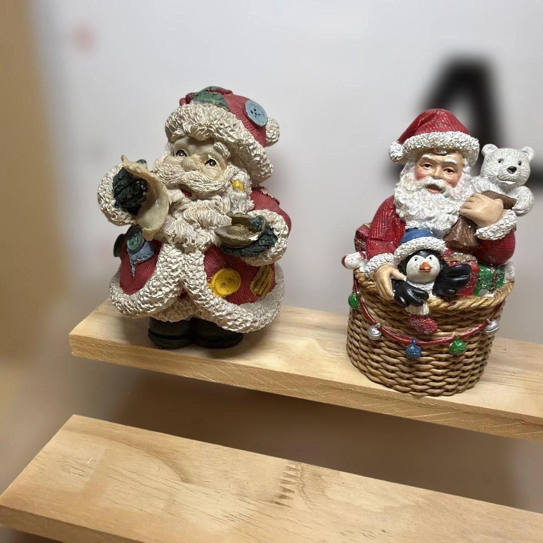 【クリスマス】サンタクロース フィギュア 2点セット