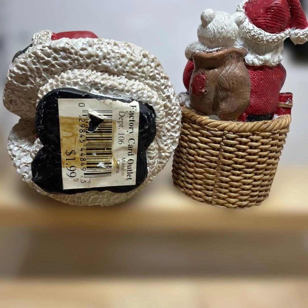 【クリスマス】サンタクロース フィギュア 2点セットの写真3枚目