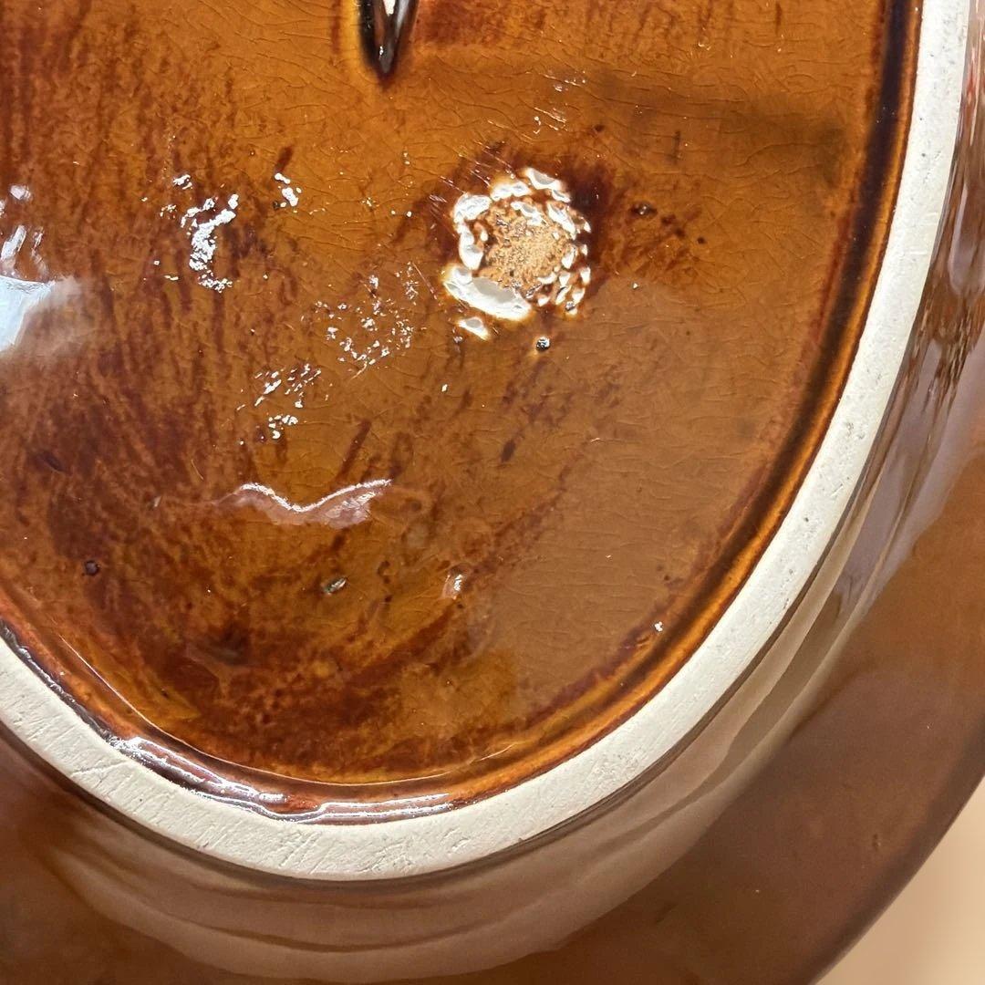 Thanksgiving ターキー 陶器製 オーバルプレートの写真2枚目