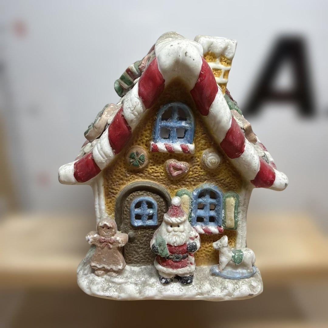 【クリスマス】ヘクセンハウス 置物 キャンドルホルダー