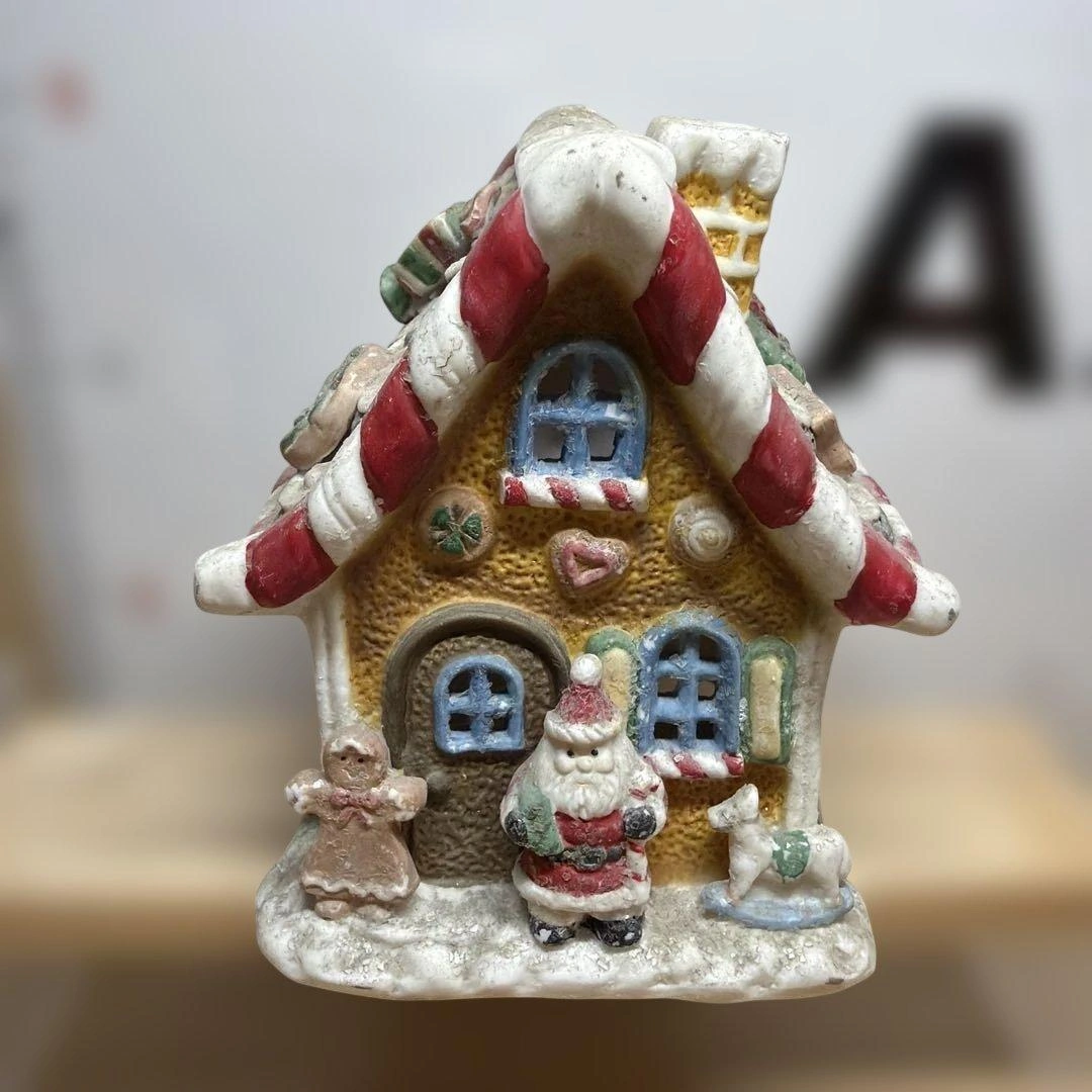 【クリスマス】ヘクセンハウス 置物 キャンドルホルダー