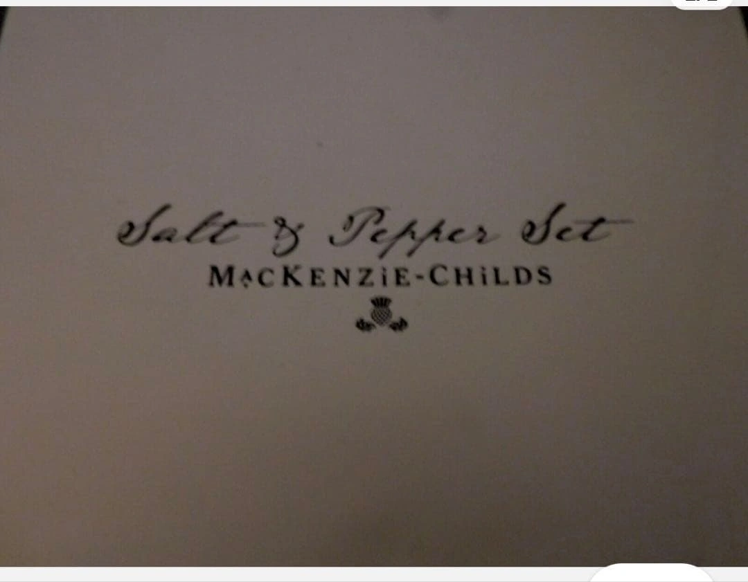 MACKENZIE-CHILDS 製 輸入品 箱なし 調味料入 ペーパー用の写真4枚目