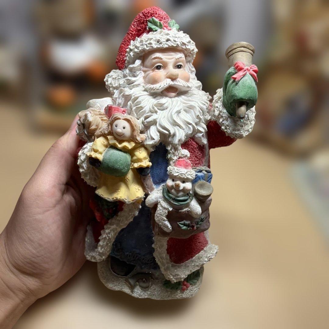 サンタクロース フィギュア 6体セット 【クリスマス】訳あり リスの右耳なかったの写真2枚目