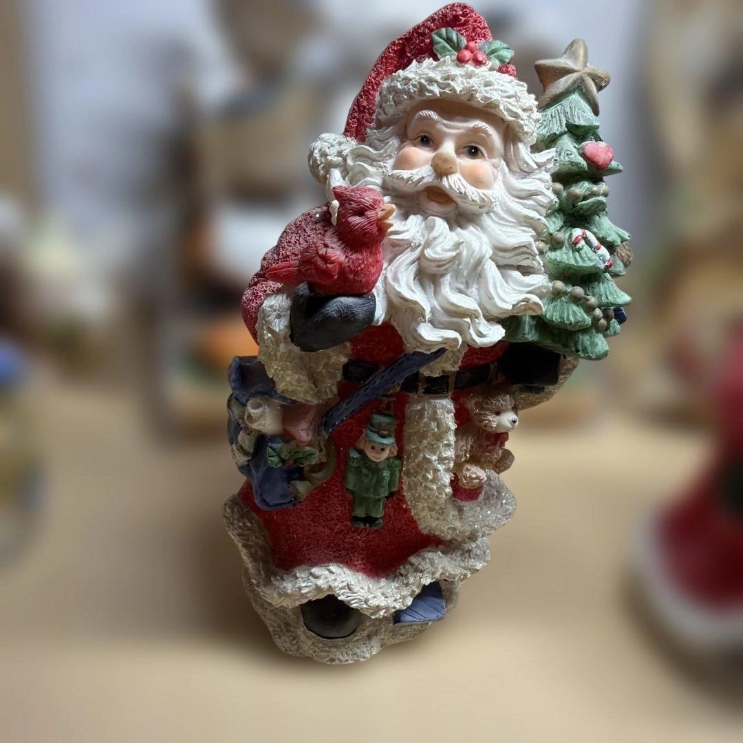 サンタクロース フィギュア 6体セット 【クリスマス】訳あり リスの右耳なかったの写真3枚目