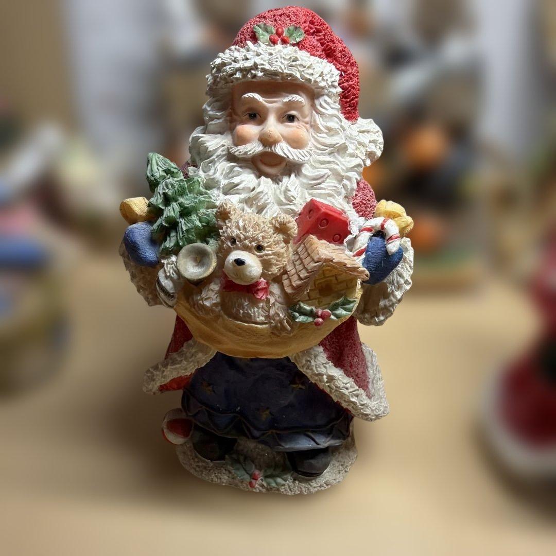 サンタクロース フィギュア 6体セット 【クリスマス】訳あり リスの右耳なかったの写真5枚目