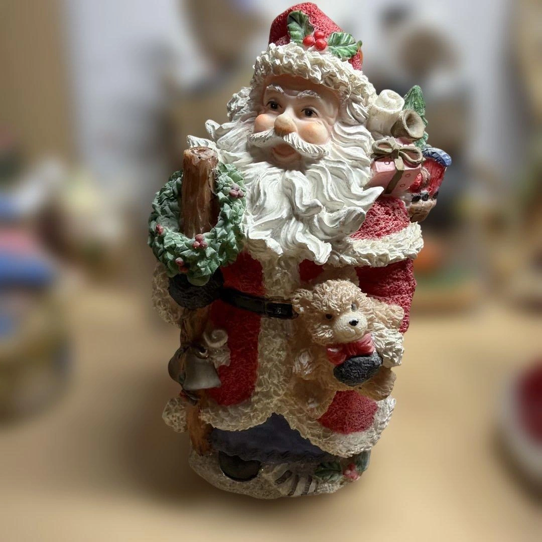 サンタクロース フィギュア 6体セット 【クリスマス】訳あり リスの右耳なかったの写真6枚目