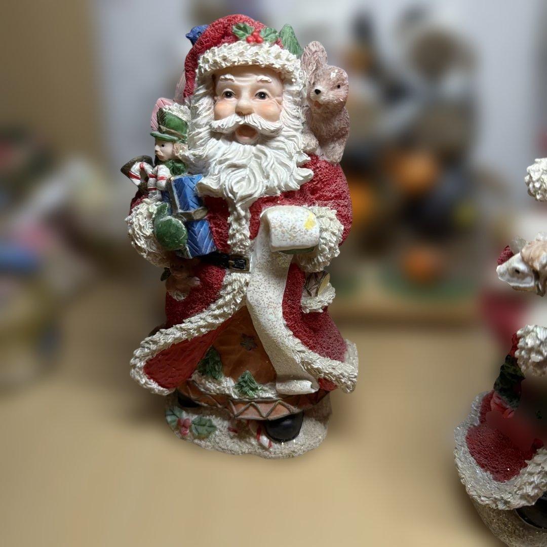 サンタクロース フィギュア 6体セット 【クリスマス】訳あり リスの右耳なかったの写真7枚目