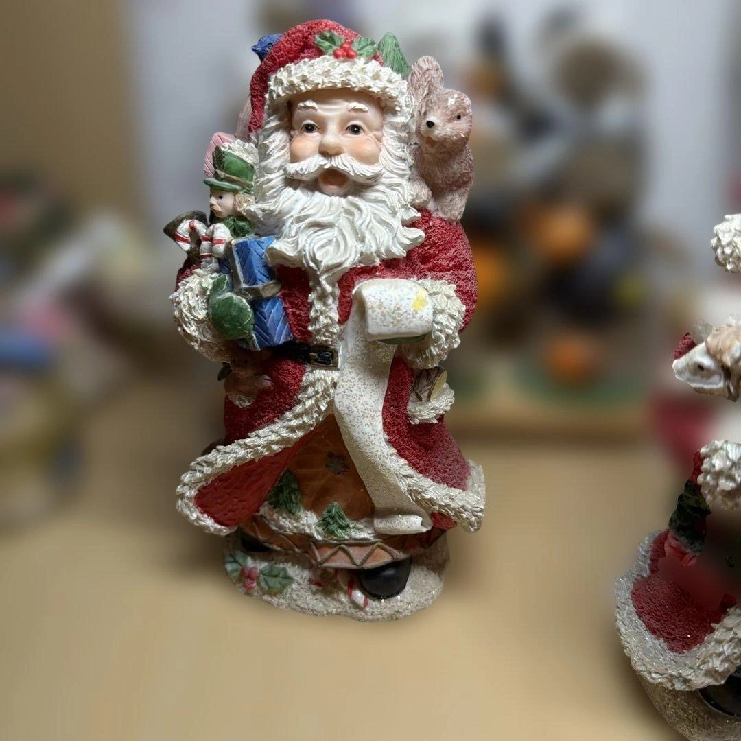 サンタクロース フィギュア 6体セット 【クリスマス】訳あり リスの右耳なかったの写真7枚目