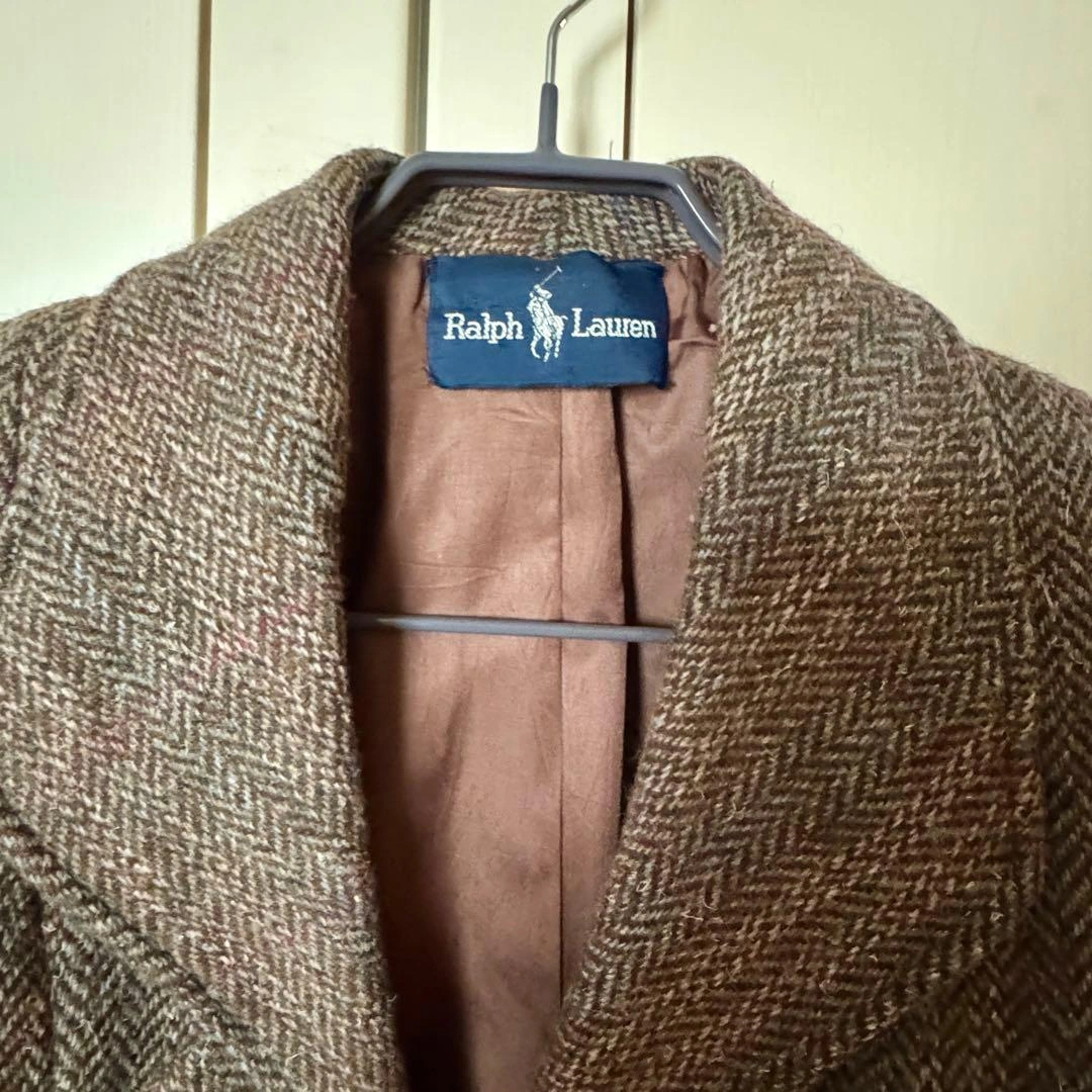 Ralph Lauren ヘリンボーン テーラードジャケットの写真6枚目