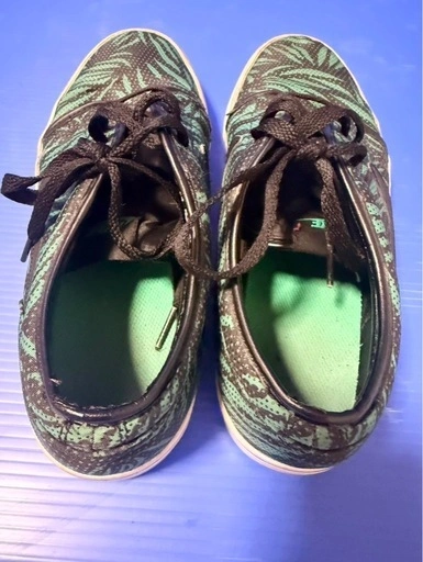 NIKE TOKI LOW TXT PRINT 28cm ブラック×グリーン 柄の写真2枚目