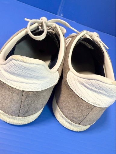 adidas GAZELLE スニーカー 23.5cm グレー スウェードの写真4枚目