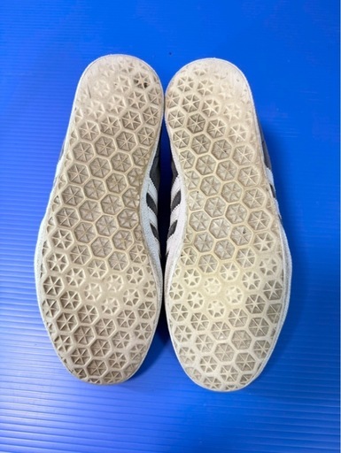 adidas GAZELLE スニーカー 23.5cm グレー スウェードの写真5枚目