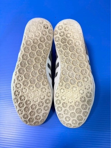 adidas GAZELLE スニーカー 23.5cm グレー スウェードの写真5枚目