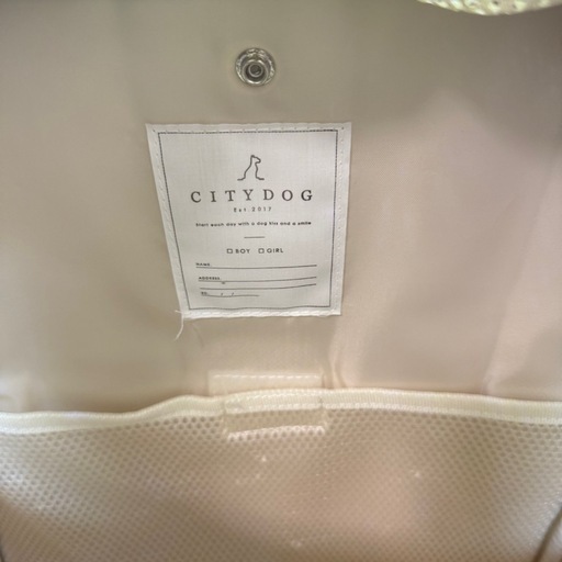 CITYDOG ネオプレーン ペットキャリーバッグ リュック ベージュの写真3枚目