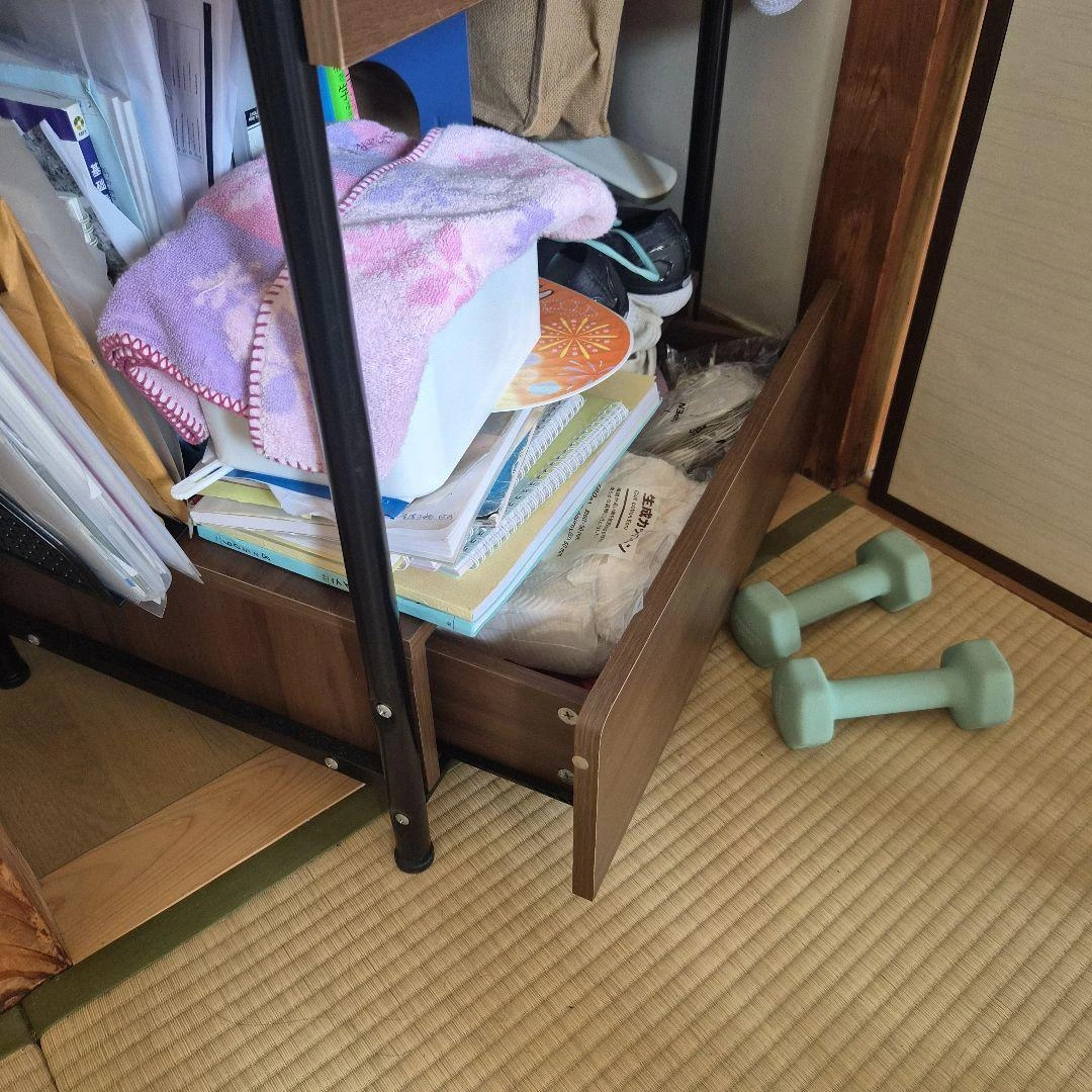 オープンラック 3段(引出し付き)の写真4枚目
