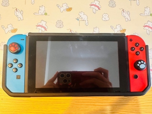 【美品】バッテリー強化版 Nintendo Switch スイッチ本体　＋アクセサリー9種の写真2枚目