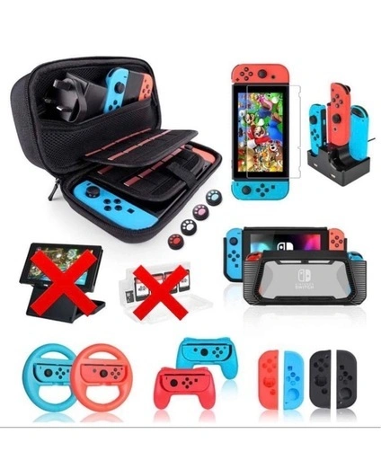 【美品】バッテリー強化版 Nintendo Switch スイッチ本体 +アクセサリー9種の写真5枚目