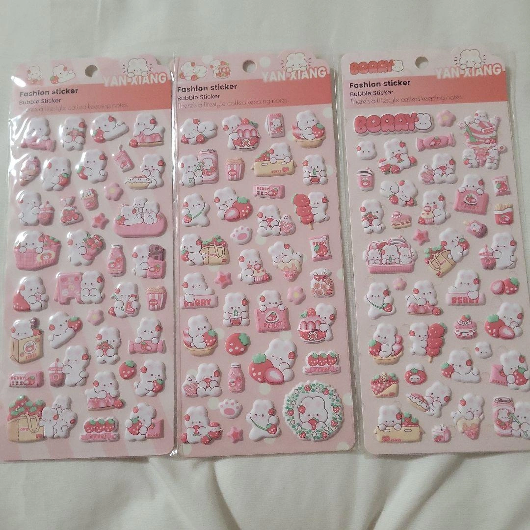 ぷくぷくシール 立体シール 12枚 まとめ売りの写真9枚目