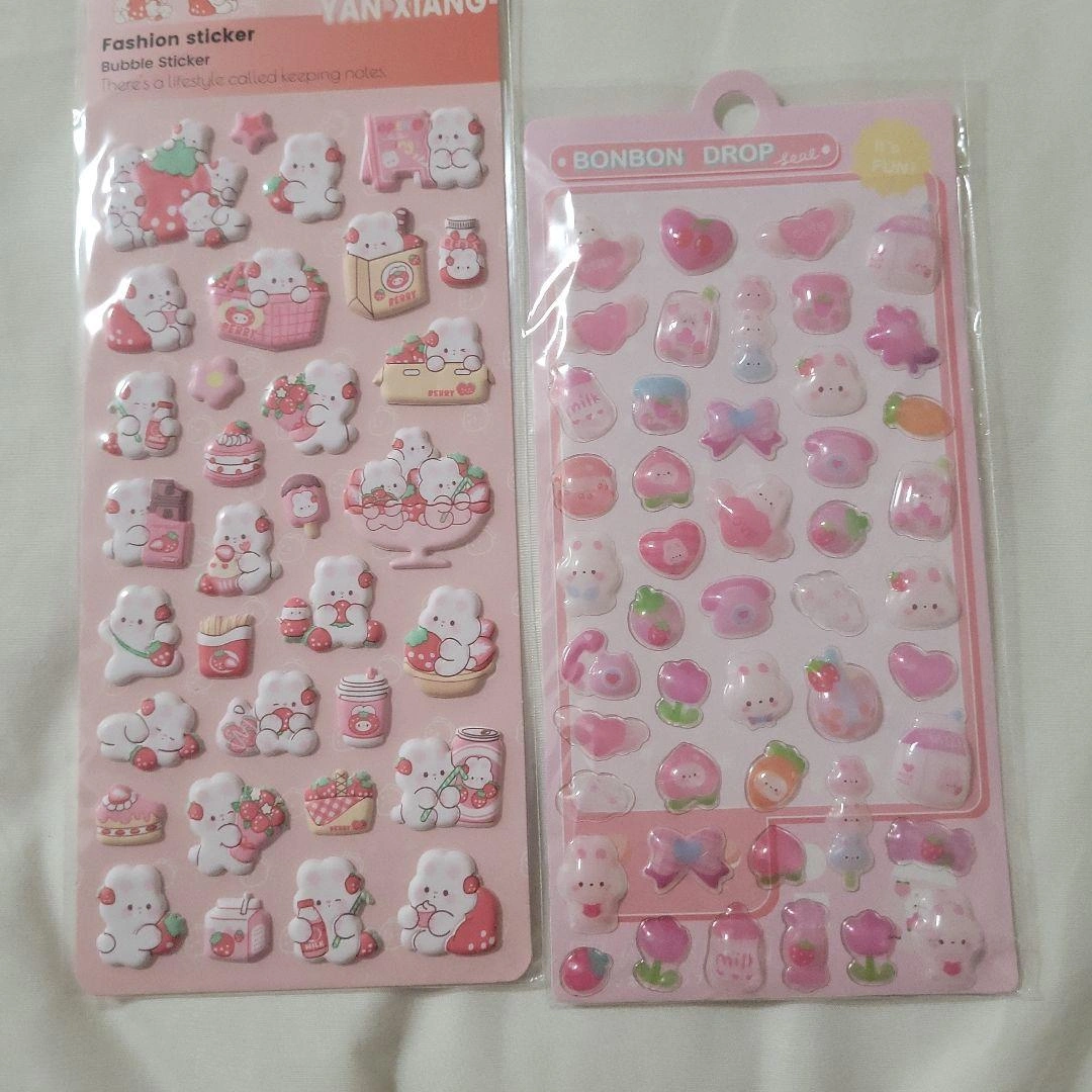 ぷくぷくシール 立体シール 12枚 まとめ売りの写真10枚目