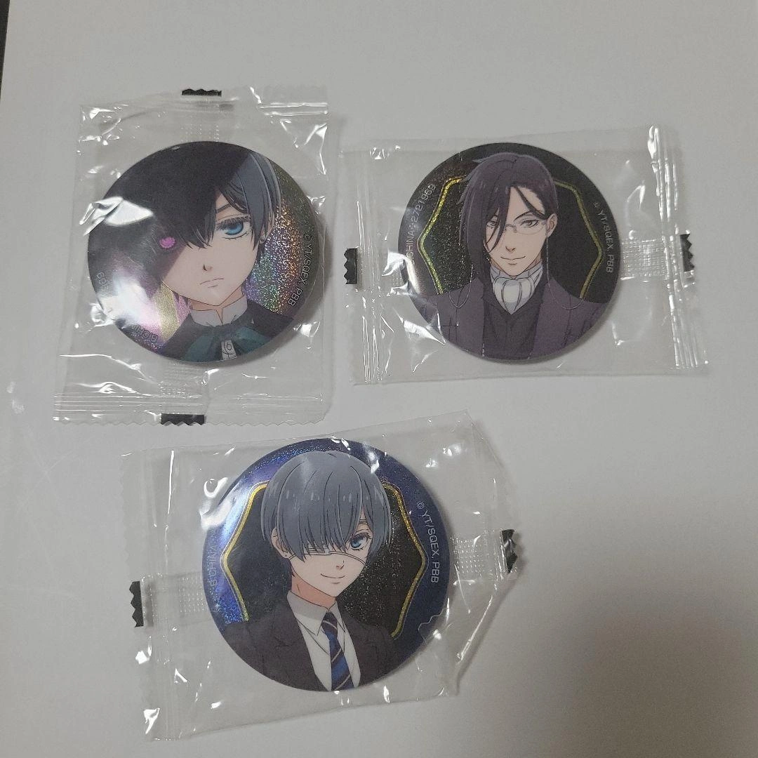 黒執事 缶バッジ 3種セット ガチャ