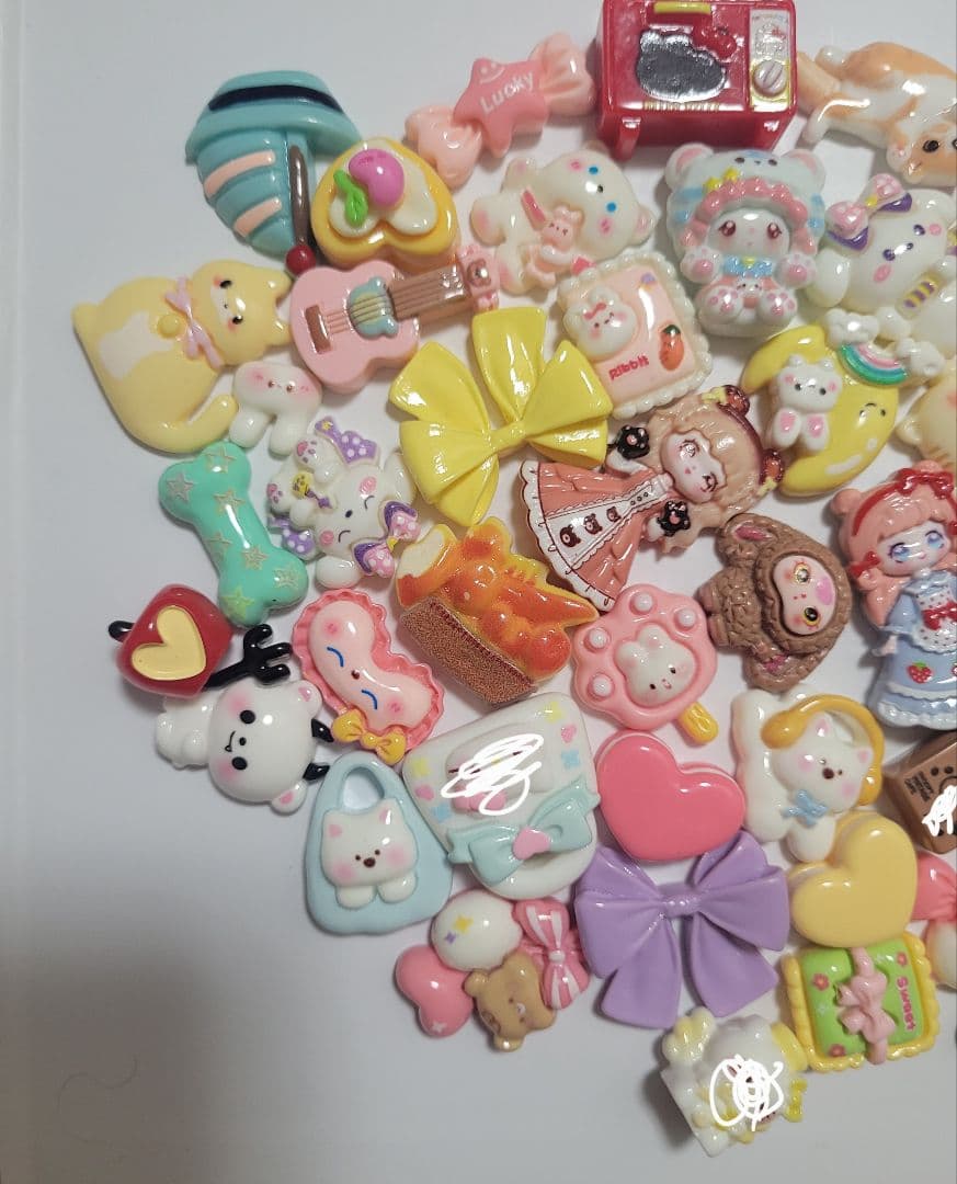デコパーツ 50個 まとめ売り ハンドメイド 素材の写真2枚目
