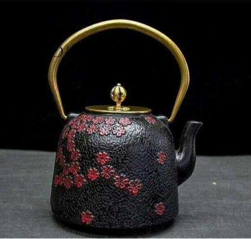 大人気 鉄瓶 鉄器 急須 おしゃれ IH 対応 鉄やかん 鉄分補給の写真3枚目