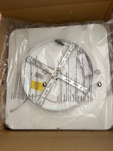 新品未使用LED天井灯 约38cm 4～12畳対応の写真2枚目
