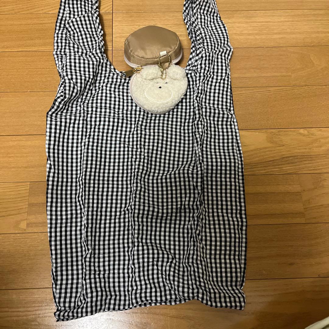 くまポーチ　収納　エコバッグの写真3枚目
