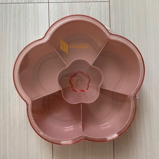 SWEEHENG 花型 仕切り付き 菓子器 プレートの写真2枚目