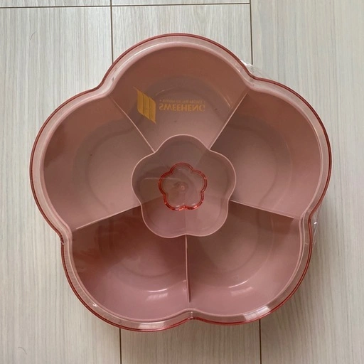 SWEEHENG 花型 仕切り付き 菓子器 プレートの写真2枚目