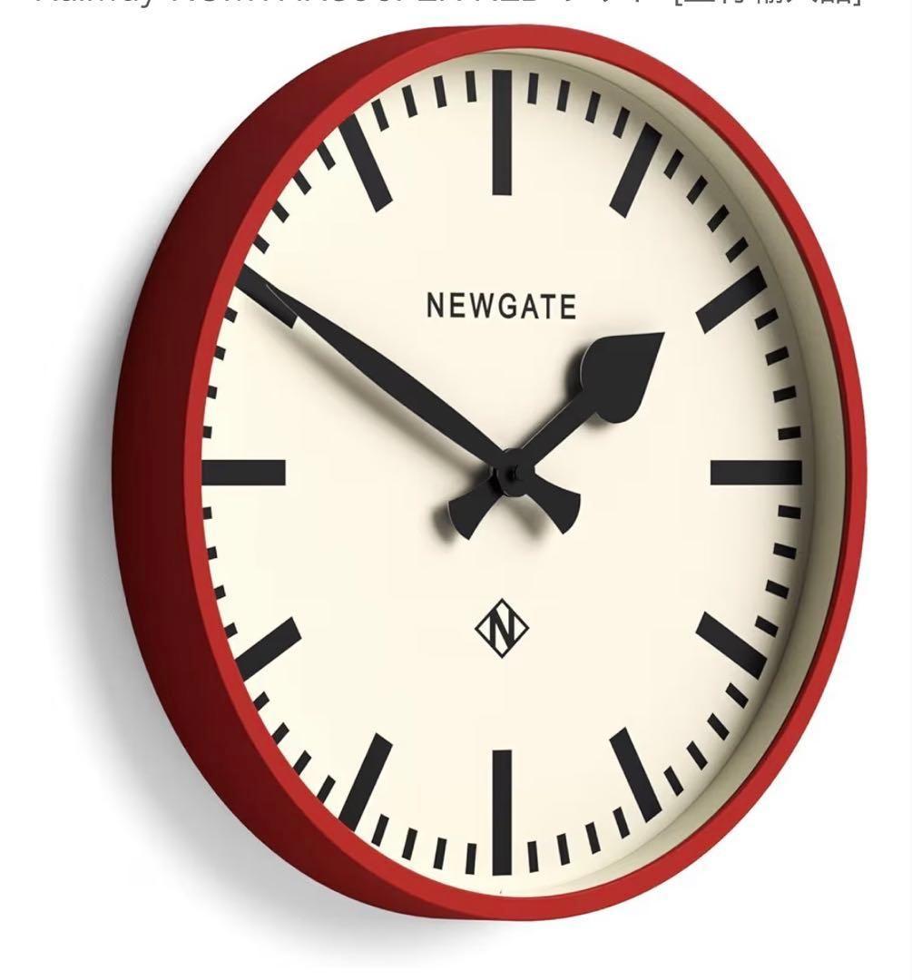 NEWGATE ニューゲート 掛け時計 イエロー レイルウェイクロック イギリスの写真4枚目