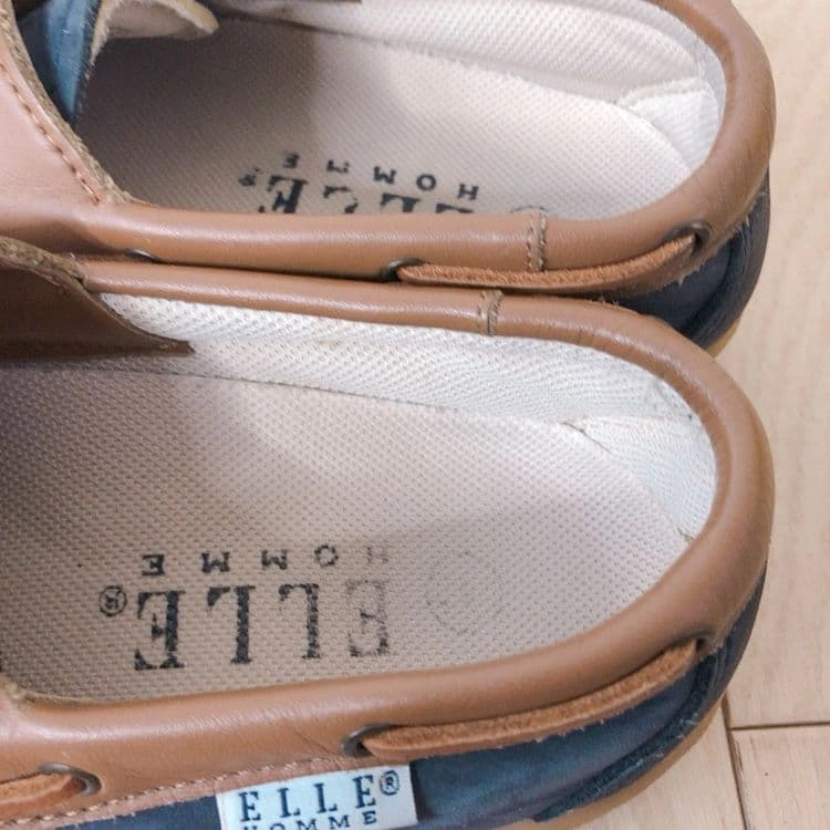 ELLE DECK SHOES バイカラー デッキシューズの写真6枚目