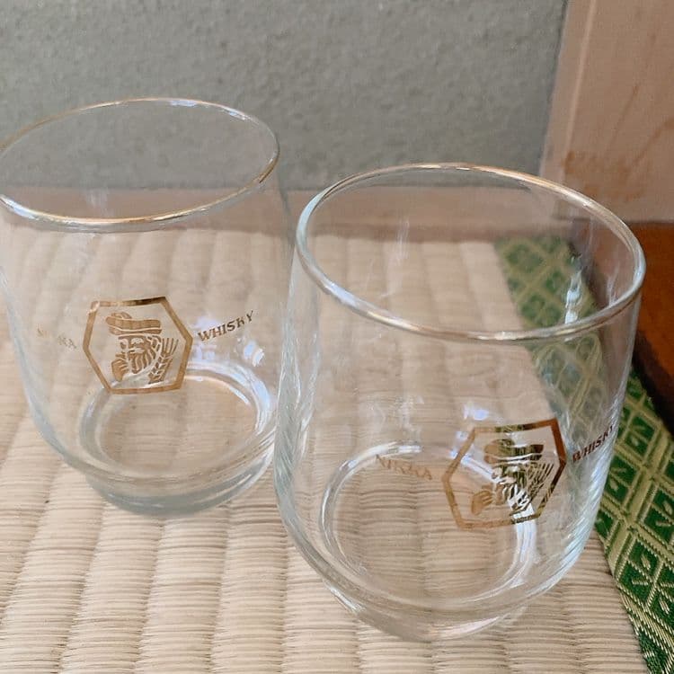 昭和レトロ コップ グラス 竹柄 5個セットの写真9枚目