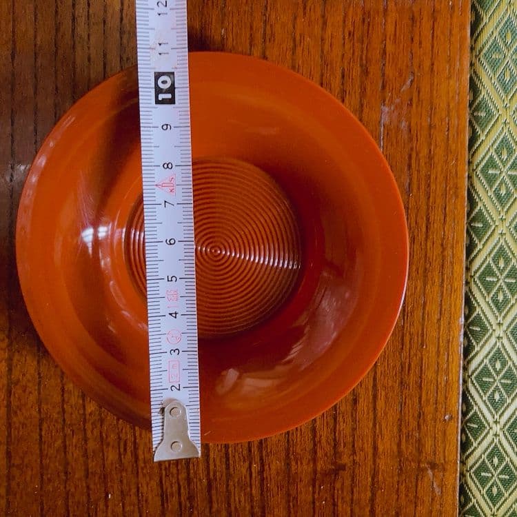 昭和レトロ 茶托 5枚セット 直径約11cmの写真2枚目