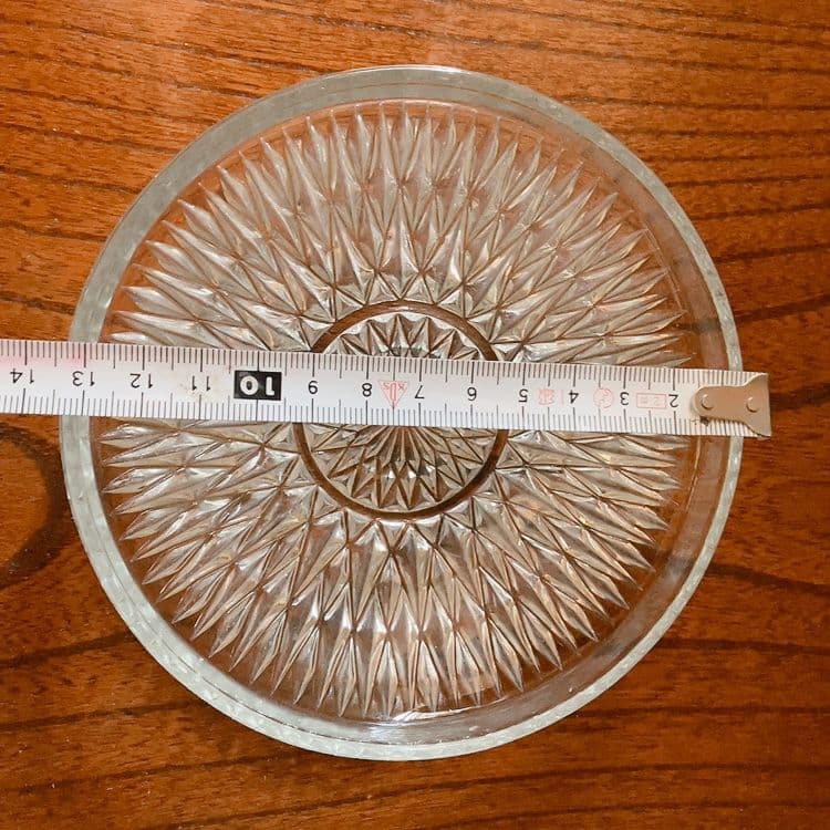 昭和レトロ ガラス皿 13.5cm 5枚セットの写真3枚目