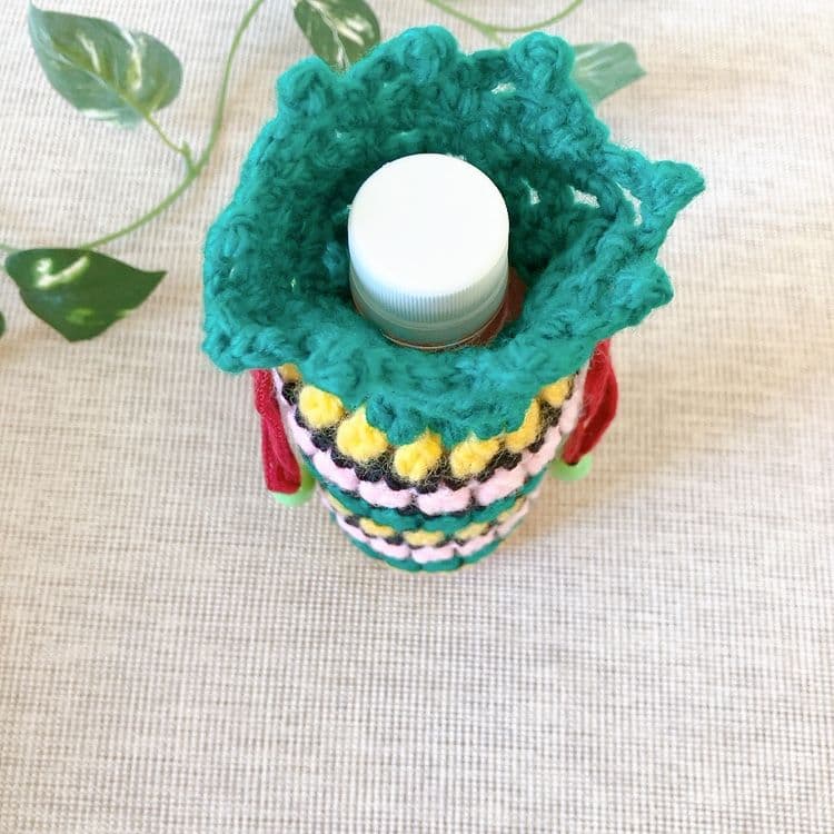 ハンドメイド ニット ペットボトルホルダーの写真3枚目