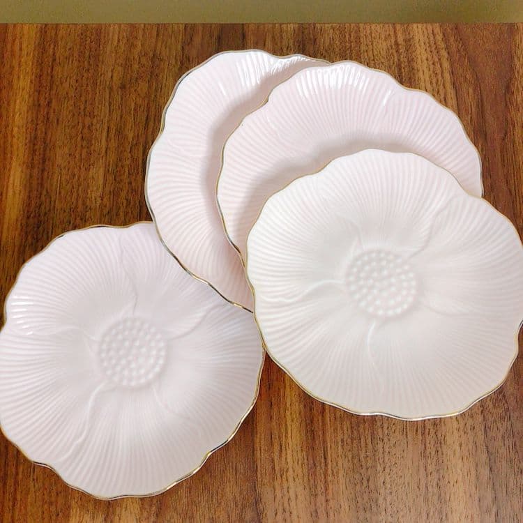 さくら皿 4枚セット 15cm ピンク 花形プレートの写真3枚目