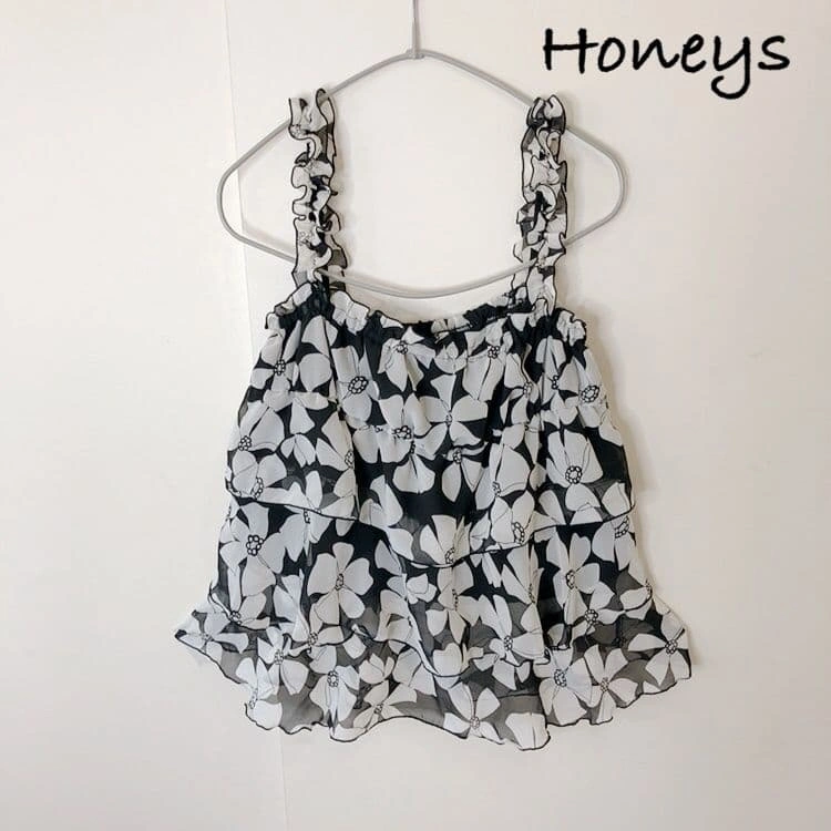 Honeys 花柄 ティアード キャミソールの写真2枚目