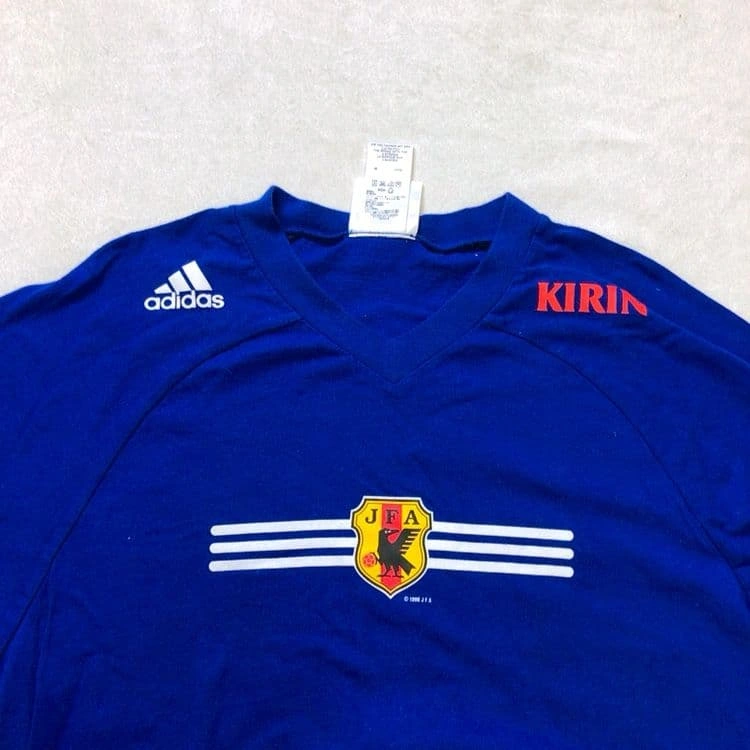 adidas サッカー日本代表 Tシャツ ブルーの写真3枚目