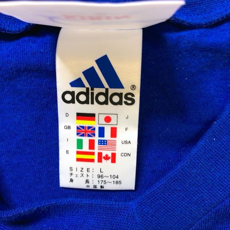 adidas サッカー日本代表 Tシャツ ブルーの写真4枚目