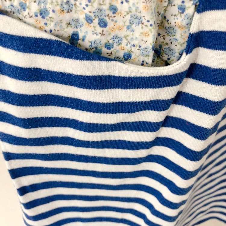 MAMAIKUKO de PARIS ボーダーワンピース 半袖の写真6枚目