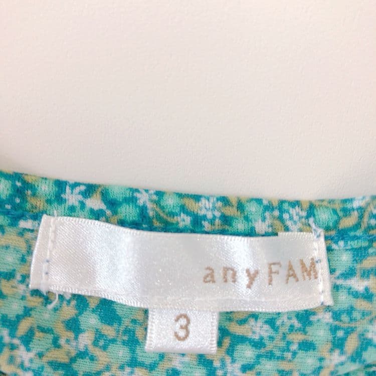 any FAM 花柄 ノースリーブ チュニックの写真5枚目