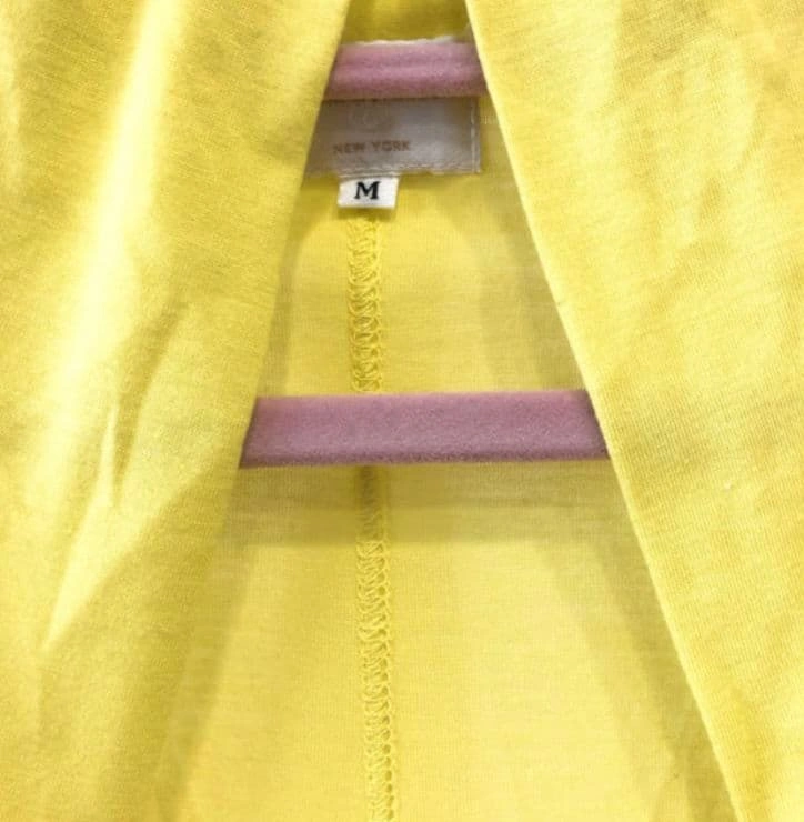 EMMAJAMES カーディガン イエロー Mサイズの写真2枚目