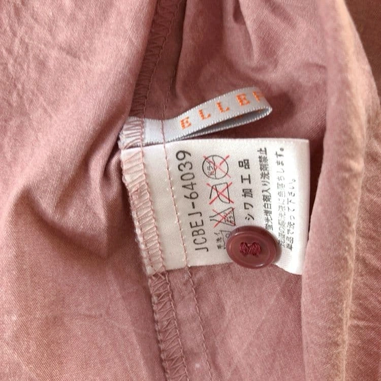 ELLE フリル ブラウス ピンク 40の写真5枚目
