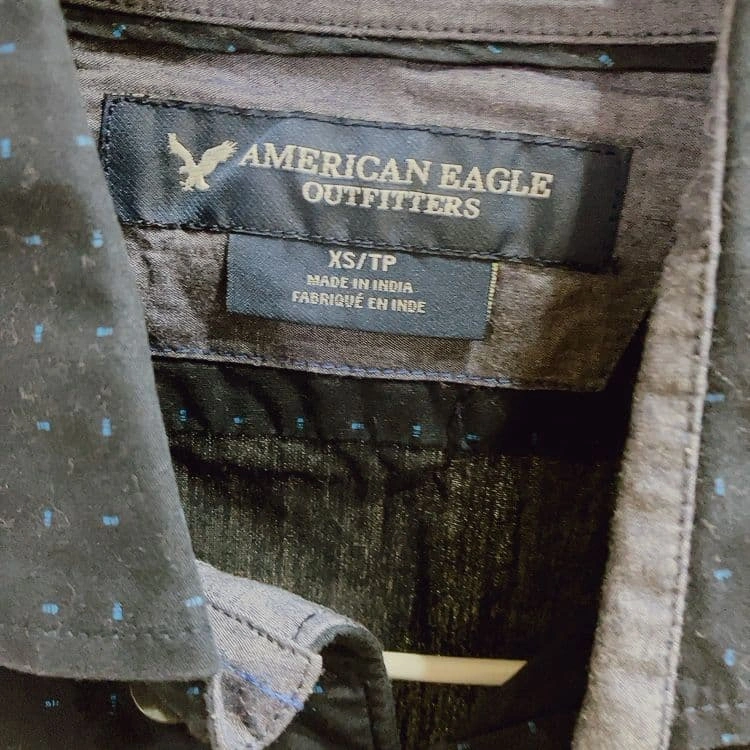 American Eagle Outfitters 長袖シャツ ドット柄の写真3枚目