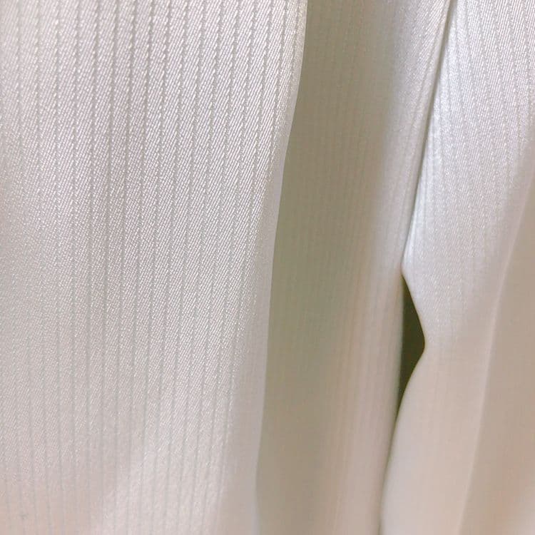 ESPRITMUR フリルカラー 長袖ブラウス ライトグリーンの写真3枚目
