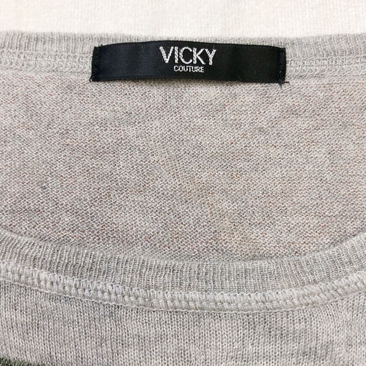 VICKY COUTURE ボーダー 半袖ニット 2の写真3枚目