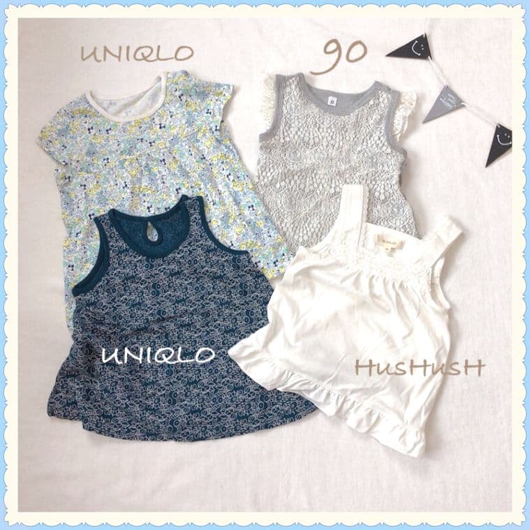 UNIQLO HusHusH ベビー トップス 4点セット 90cmの写真2枚目