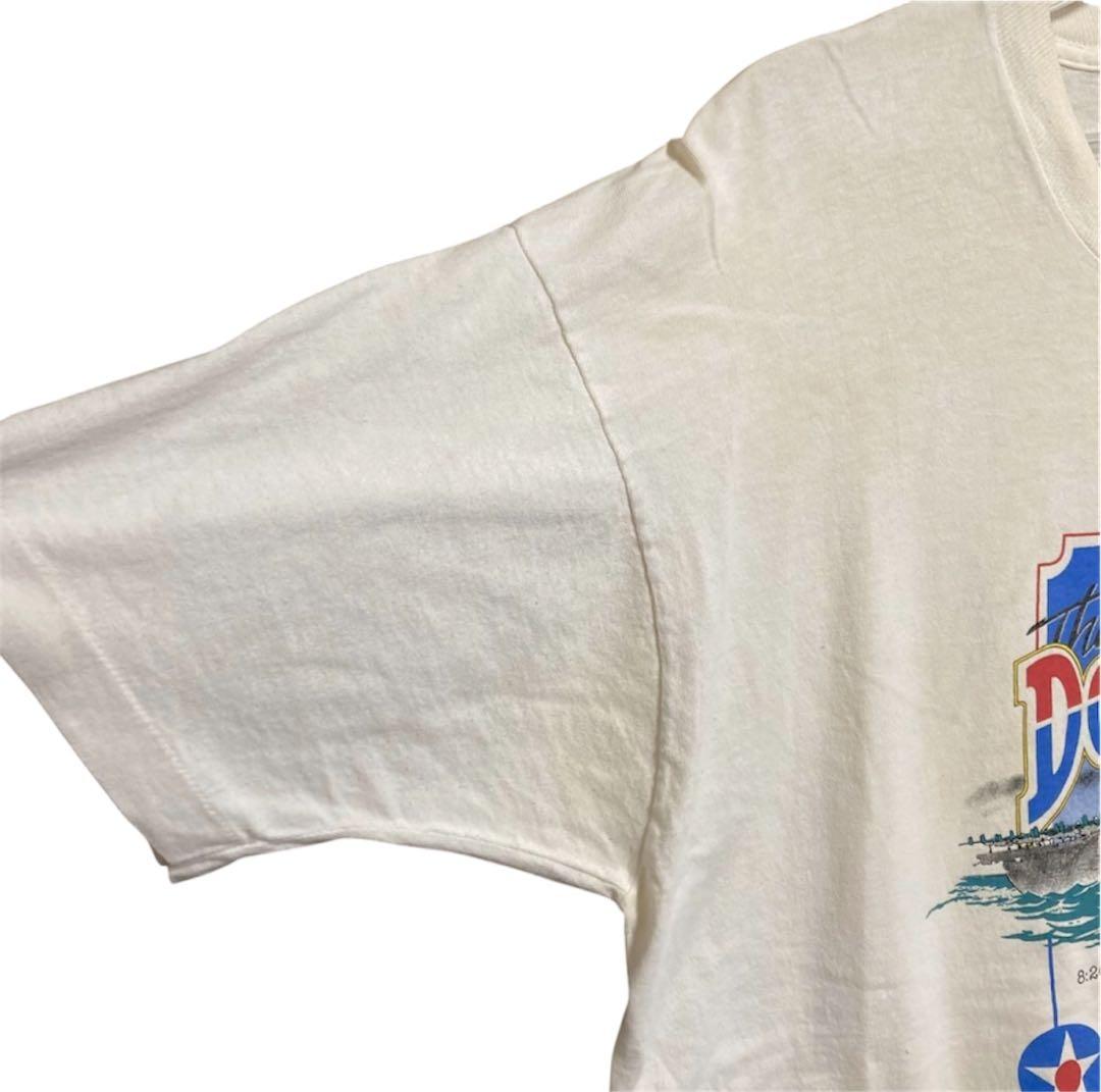 【ヴィンテージ】90sドーリットル空襲 50周年記念 ミリタリー Tシャツ XLの写真4枚目