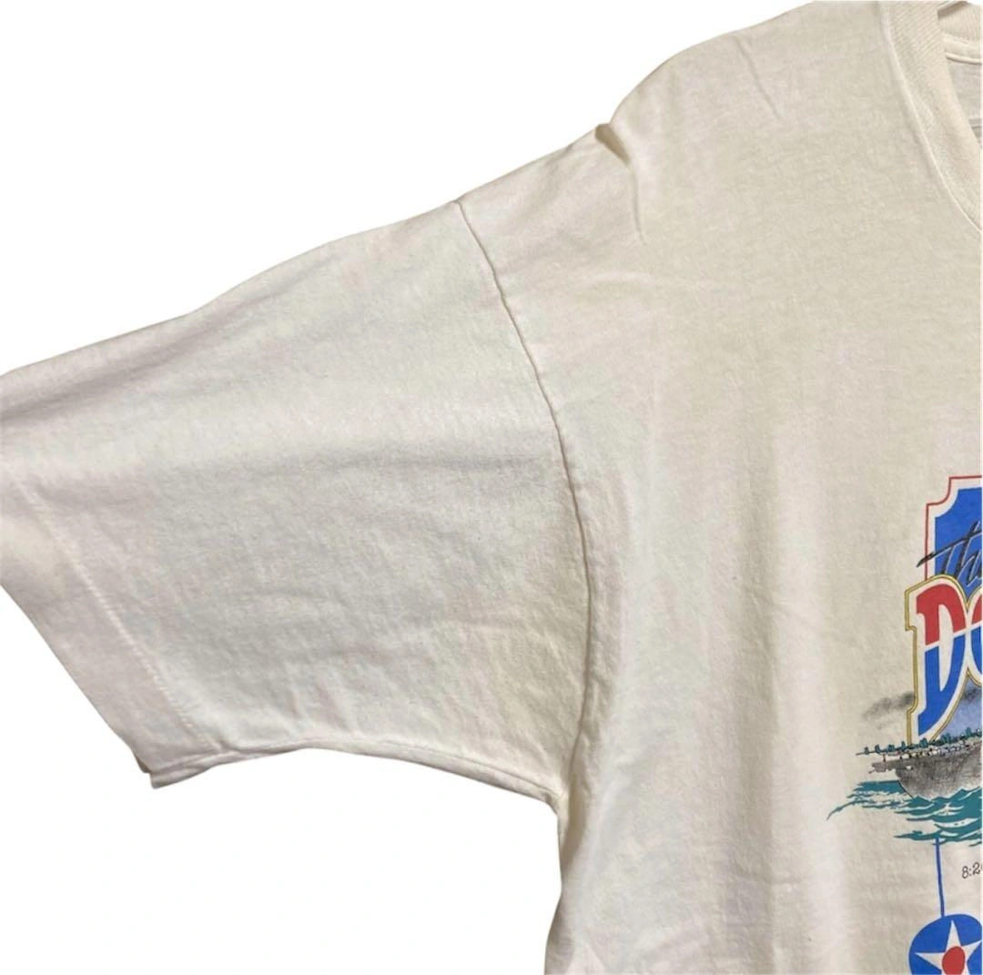 【ヴィンテージ】90sドーリットル空襲 50周年記念 ミリタリー Tシャツ XLの写真4枚目